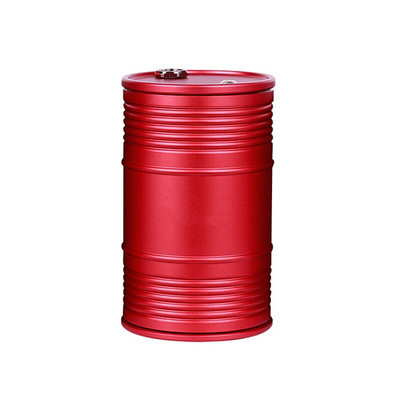 Τασάκι αυτοκινήτου από κράμα αλουμινίου με περιστρεφόμενο καπάκι υψηλής επιβράδυνσης φλόγας φορητό κύπελλο τσιγάρων, βολικό εσωτερικό στυλ κονσέρβας χωρίς καπνό