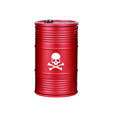 Τασάκι αυτοκινήτου από κράμα αλουμινίου με περιστρεφόμενο καπάκι υψηλής επιβράδυνσης φλόγας φορητό κύπελλο τσιγάρων, βολικό εσωτερικό στυλ κονσέρβας χωρίς καπνό