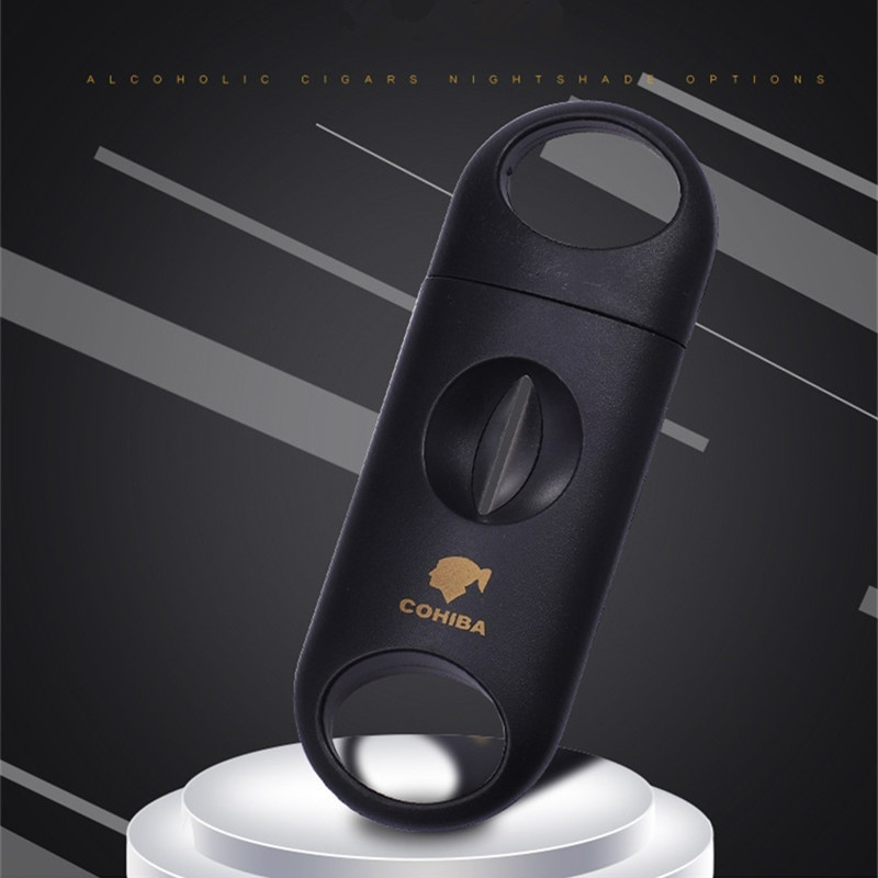 2021. gada visvairāk pārdotās cigāru griezējs, radoši metāla pārnēsājamas nerūsējošā tērauda asmeni V-veida cigāru šķēres vīriešiem, puišu dāvanas