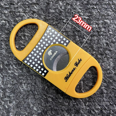 3 sigarikomplekt Klassikaline tasku sigarilõikur V-lõikega terav roostevabast terasest tera giljotiin-puncher lõikenoa tarvik