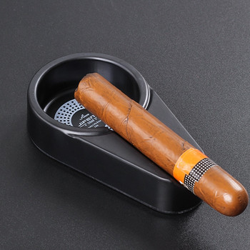 1 τεμ Cigar Gadgets Κεραμικό Τασάκι μελαμίνης Μονή θήκη πούρων Στρογγυλή υποδοχή Ash Tobacco Τασάκι τσιγάρων Κουτί δώρου