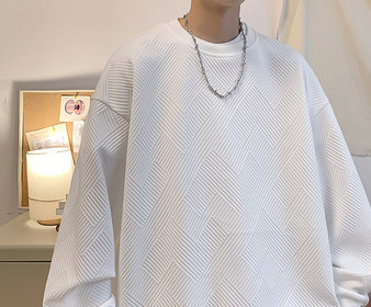 Vīriešu džemperis - plats modelis divās krāsās