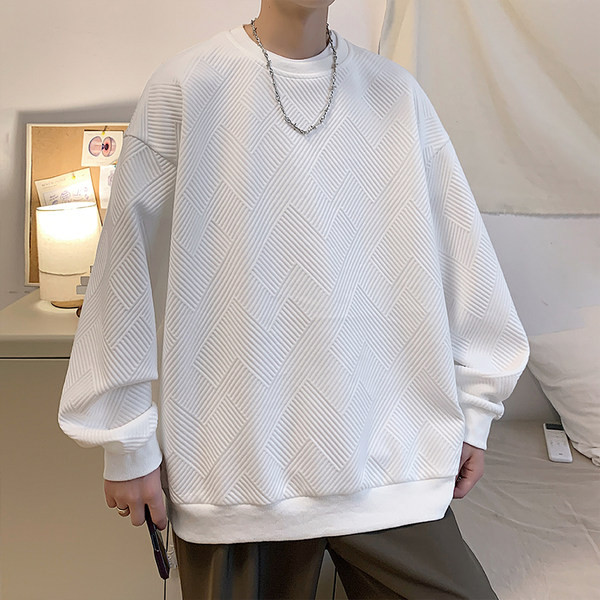 Vīriešu džemperis - plats modelis divās krāsās