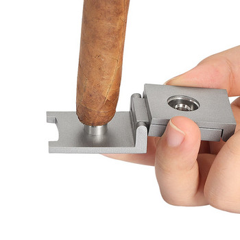 Galiner Метален перфоратор за пури Гилотина 3 размера Преносим нож за перфориране на пури от неръждаема стомана Инструмент за пушене на отвор за пури