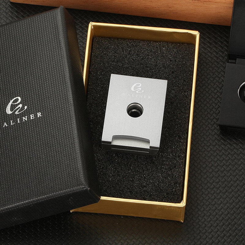 Galiner Metal Cigar Puncher Guillotine 3 μεγεθών Φορητό εργαλείο κοπής πούρων από ανοξείδωτο ατσάλι Εργαλείο καπνίσματος