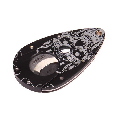 Kubas cigāru griezējs nazis cigāru šķēres portatīvais cigāru nazis griezējs perforatora galva Giljotīnas cigāru kūpināšanas rīks ar dāvanu kastīti