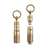 Νέο Cigar Punch vintage μπρονζέ κόφτης πούρων δύο μεγεθών τρύπα για πούρο, φορητή κοφτερή λεπίδα διπλής κεφαλής ορείχαλκος