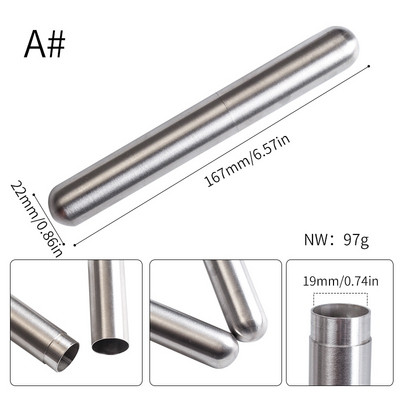 Alumīnija ceļojumu cigāru caurule, klasiskais mitrinātāja turētājs cigāru futrālis, pārnēsājams, melns