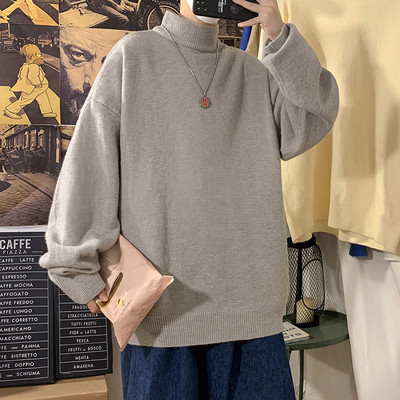 Ανδρικό πουλόβερ με ψηλό γιακά πόλο - πολλά χρώματα