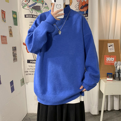 Ανδρικό πουλόβερ με ψηλό γιακά πόλο - πολλά χρώματα