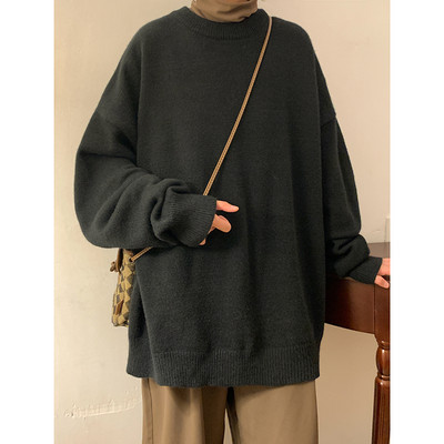 Zimski muški pulover sa ovalnim izrezom - više boja