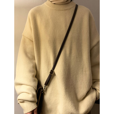 Zimski muški pulover sa ovalnim izrezom - više boja