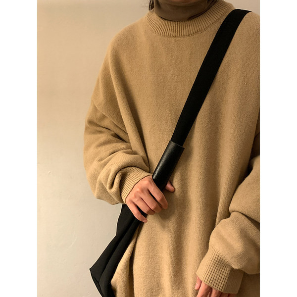 Zimski muški pulover sa ovalnim izrezom - više boja