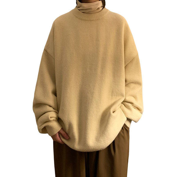 Zimski muški pulover sa ovalnim izrezom - više boja