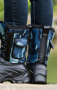 Vīriešu ziemas zābaki ar raupju zoli