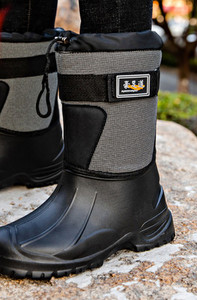 Vīriešu ziemas zābaki ar raupju zoli