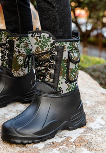 Vīriešu ziemas zābaki ar raupju zoli