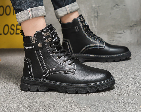 Vīriešu ikdienas zābaki ar uzrakstiem