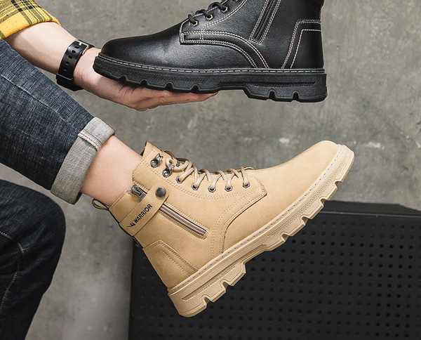 Vīriešu ikdienas zābaki ar uzrakstiem