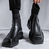 Vīriešu zābaki tīru zeķu tips