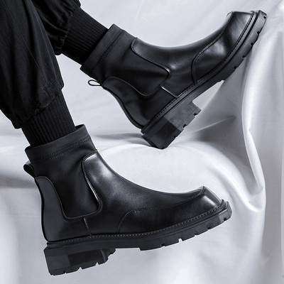 Vīriešu zābaki tīru zeķu tips