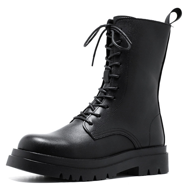 Ikdienas vīriešu zābaki - izgatavoti no eko ādas