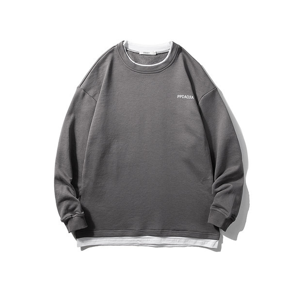 Férfi alkalmi, betűmintás pulóver