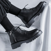 Vīriešu ikdienas zābaki - ar šņorēm