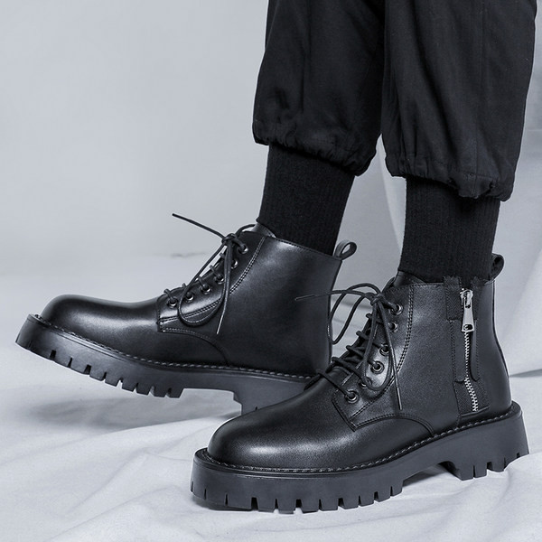 Vīriešu ikdienas zābaki - ar šņorēm