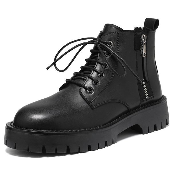 Vīriešu ikdienas zābaki - ar šņorēm