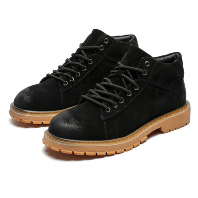 Vīriešu eko zamšādas zābaki - divās krāsās