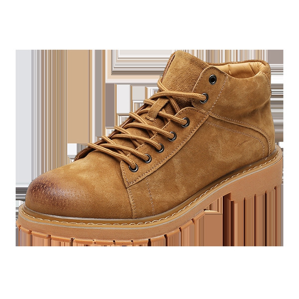 Vīriešu eko zamšādas zābaki - divās krāsās