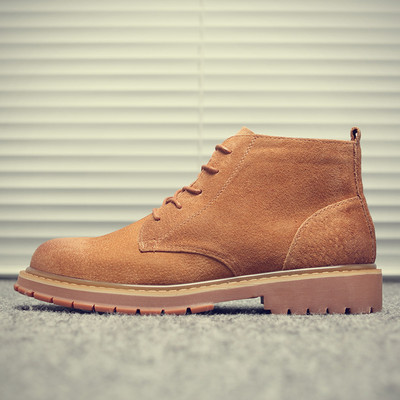 Vīriešu ādas zābaki ar šņorēm - četras krāsas