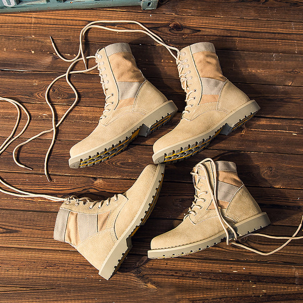 Jauns vīriešu zābaku modelis ar eko zamšādas šņorēm