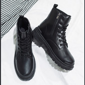 Vīriešu ikdienas zābaki ar rāvējslēdzēju un mežģīnēm no eko ādas