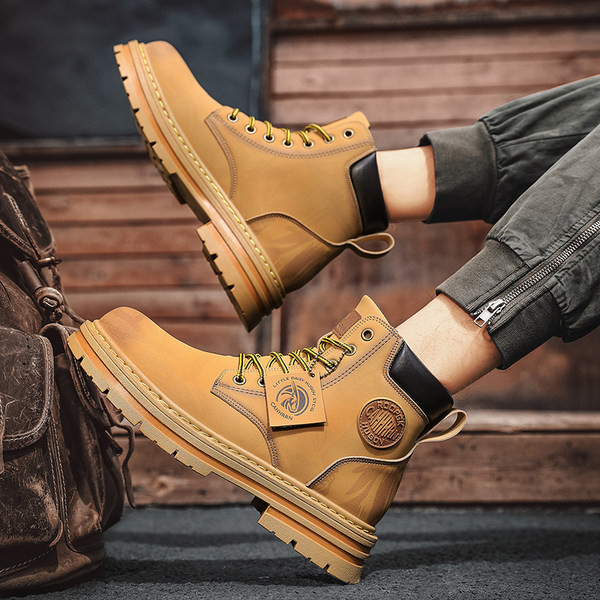 Rudens-ziemas zābaki vīriešiem - divi modeļi