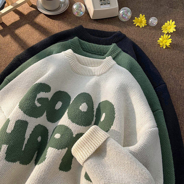 Ikdienas vīriešu džemperis ar apdruku