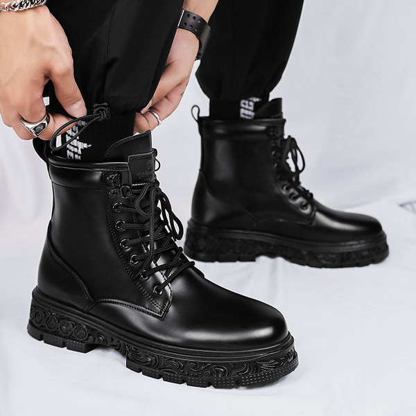 Ανδρικές μπότες casual με κορδόνια - τρία μοντέλα