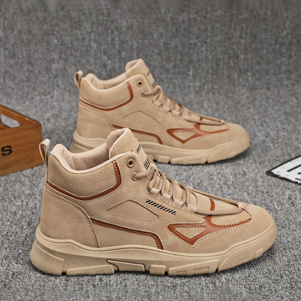 Jauna modeļa vīriešu zābaki ar šņorēm - trīs krāsas