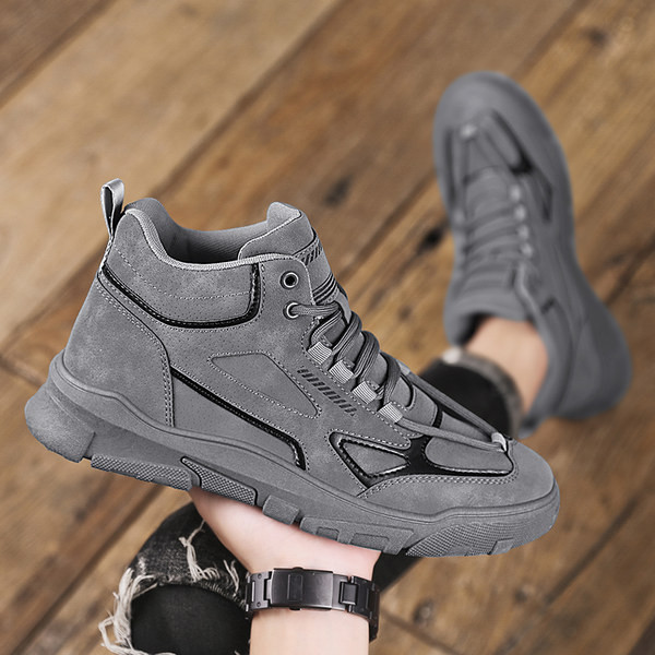 Jauna modeļa vīriešu zābaki ar šņorēm - trīs krāsas