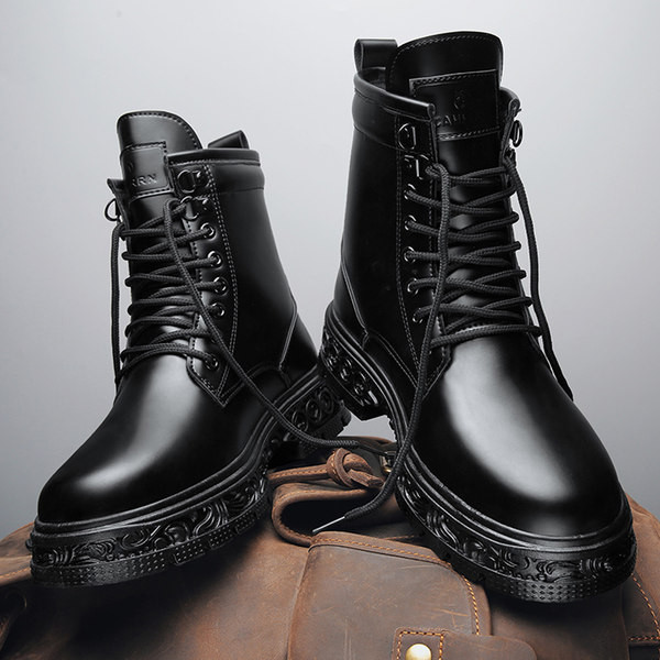 Muške cipele od eko kože sa grubim đonom