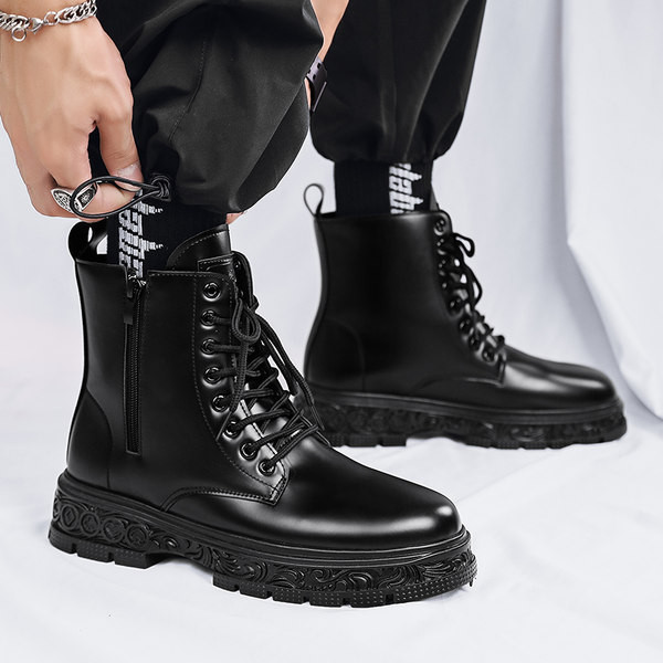 Vīriešu zābaki ar 3D elementiem