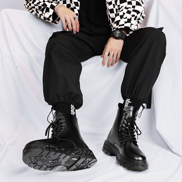 Vīriešu zābaki ar 3D elementiem