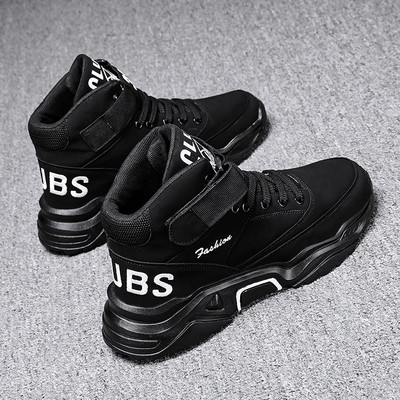 Ikdienas ziemas zābaki ar uzrakstiem vīriešiem