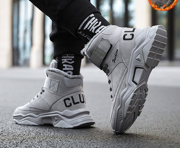 Ikdienas ziemas zābaki ar uzrakstiem vīriešiem