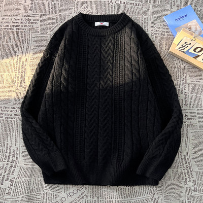 Ανδρικό πουλόβερ φθινοπωρινό-χειμώνα ρετρό μοντέλο με στάμπα