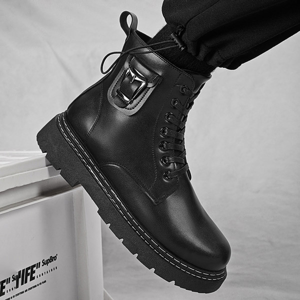 Casual muške čizme od eko kože - dva modela