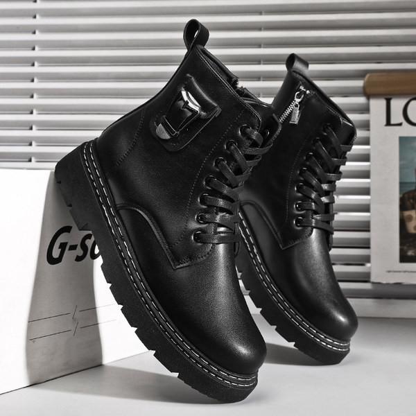 Casual muške čizme od eko kože - dva modela