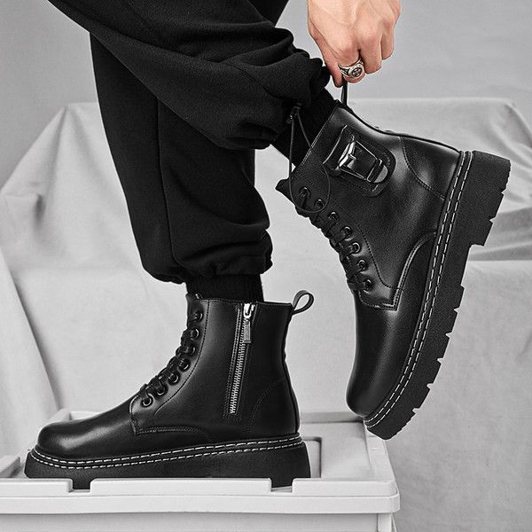 Casual muške čizme od eko kože - dva modela