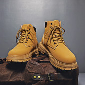 Muške jesensko-zimske čizme s vezicama